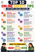 FREE – Top 10 Online Safety Tips (Printable Poster)