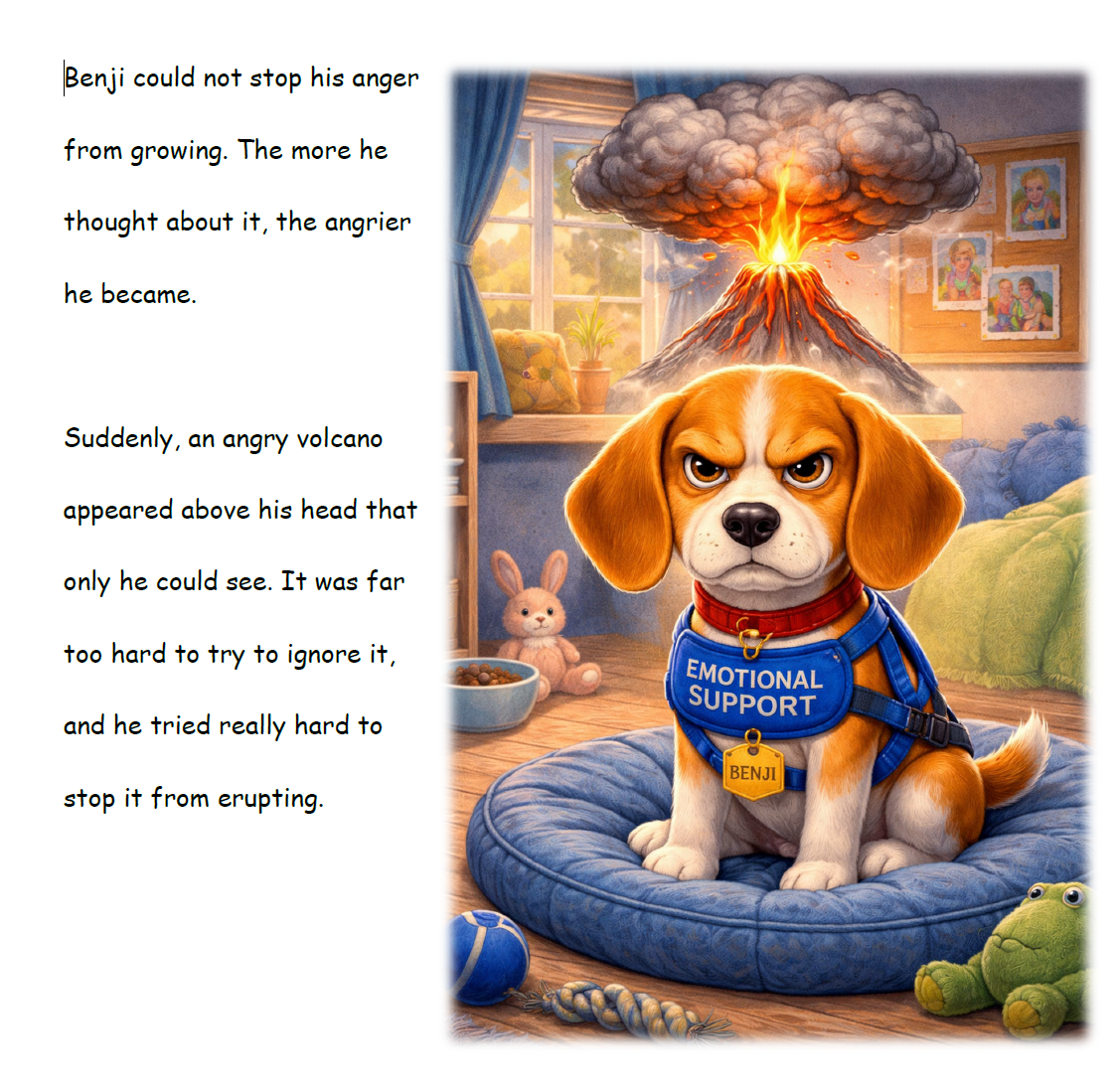 The Angry Volcano - Part of the Benji the Beagle Series