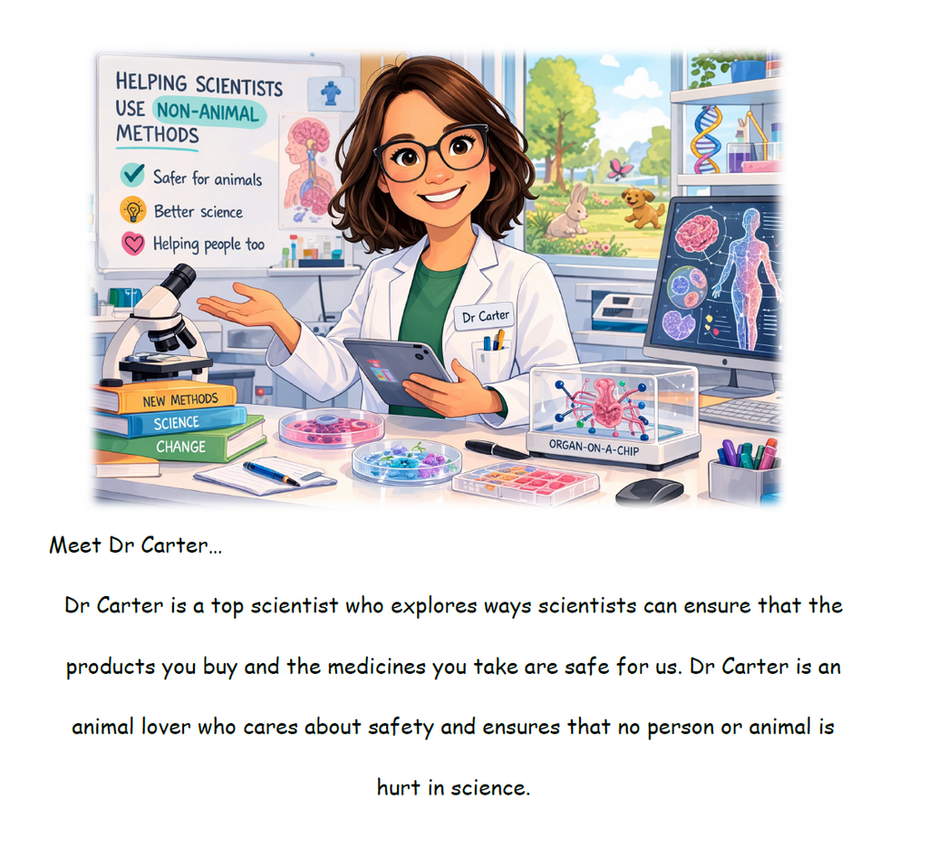 Dr Carter and the Happy Safety Lab: A story about kinder science