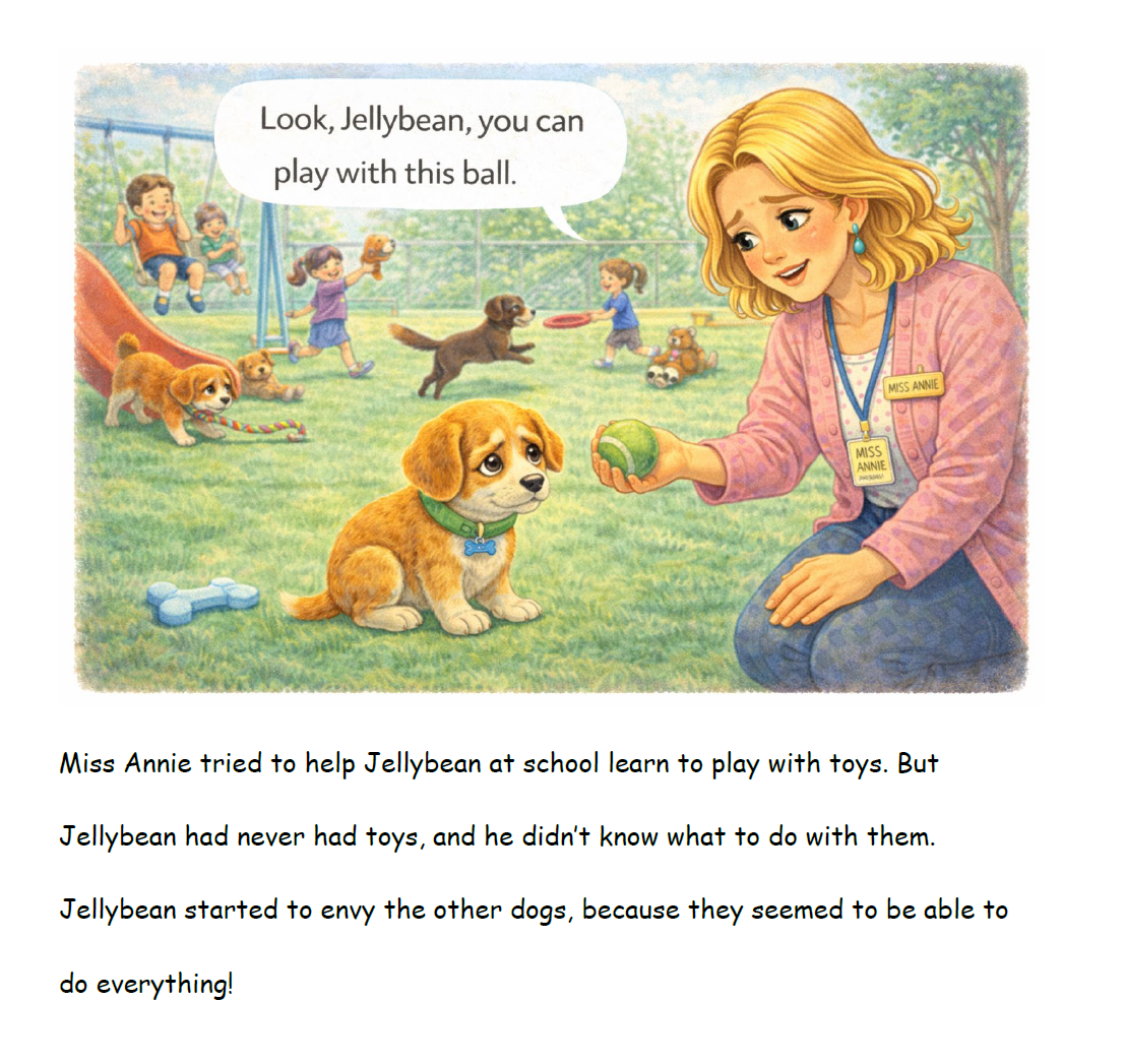 The Jealous JellyBean - Benji Books