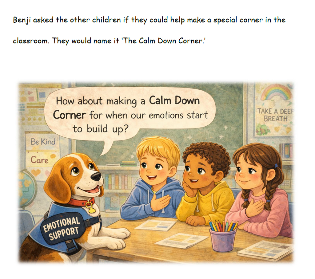 The Calm Down Corner - Benji Books